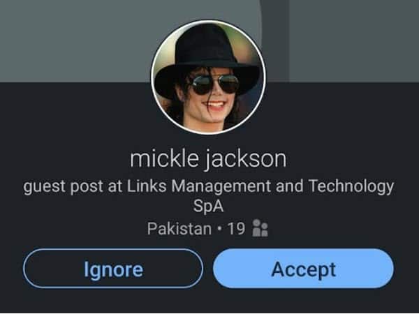 fake linkedin profile for mickle jackson